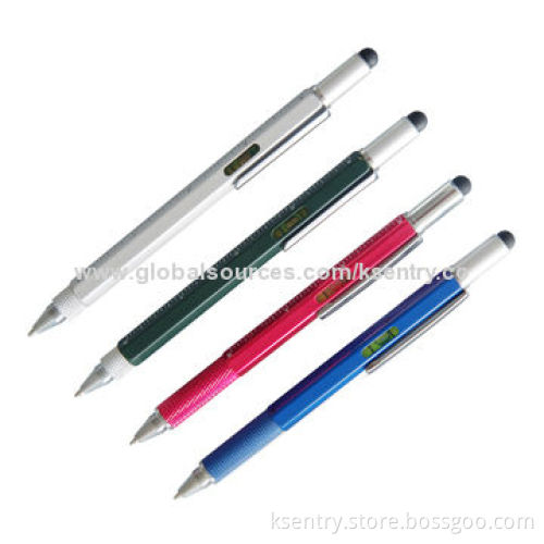 Amazing design 6-in-1 tech tool double-end screw driver with stylus pen, for iPhone
